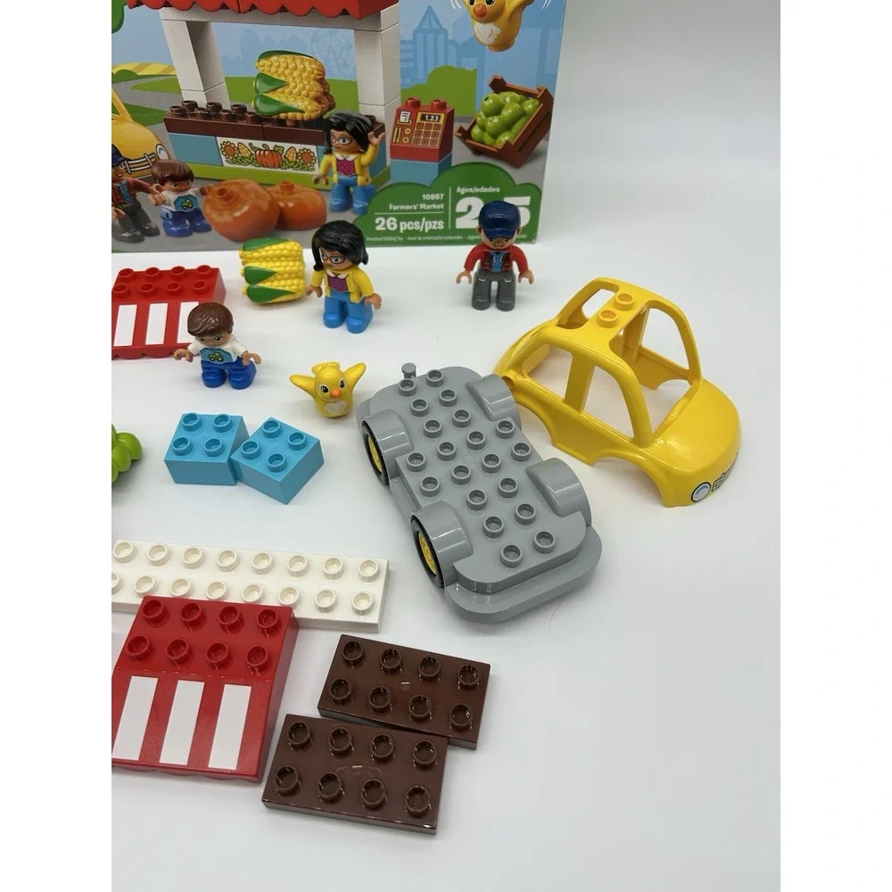 Retired 2018 LEGO Duplo Town - Farmers' Market 10867-Used Set-Complete w/Box - Picture 8 of 11